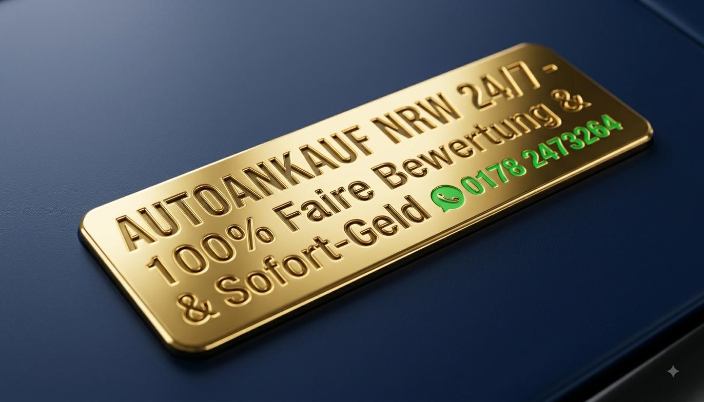100 % faire Bewertung & Sofort-Geld – Autoankauf NRW 24/7